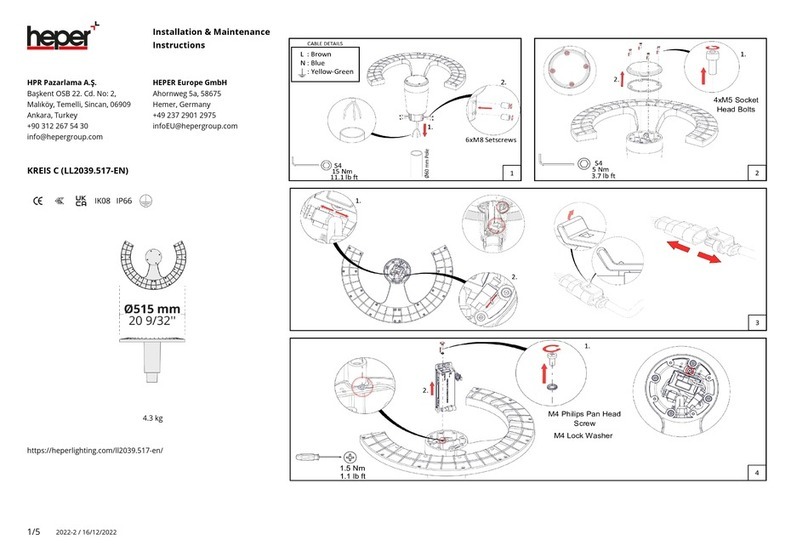 HEPER KREIS C Installation and operating instructions HEPER KREIS C Installation and operating instructions