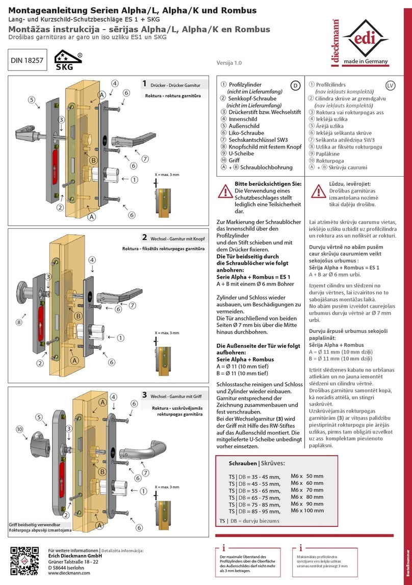 EDI Alpha/L Series Assembly instructions
