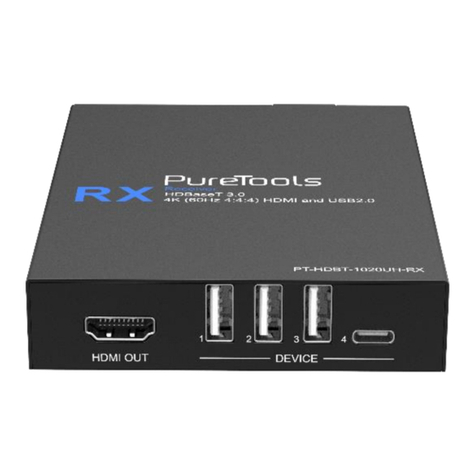 PureTools PT-HDBT-1020HU-RX user manual