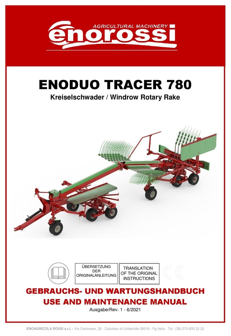 enorossi ENODUO TRACER 780 Use and maintenance manual enorossi ENODUO TRACER 780 Use and maintenance manual