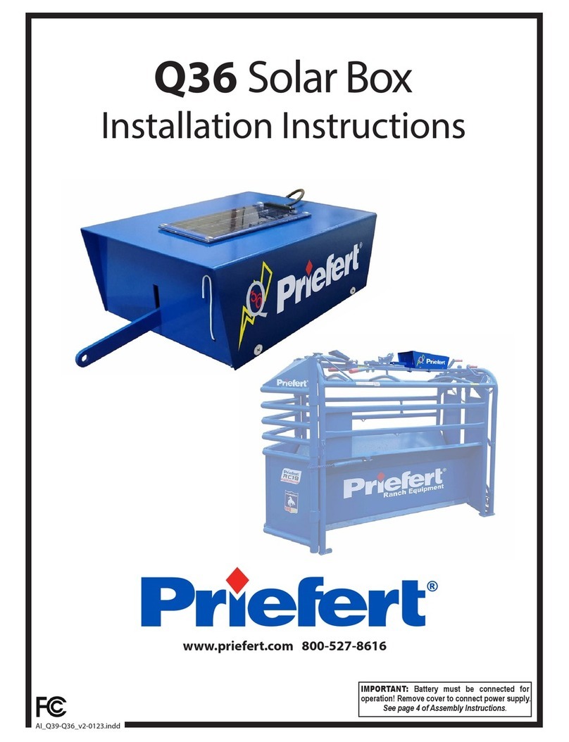 Priefert Q36 installation instructions