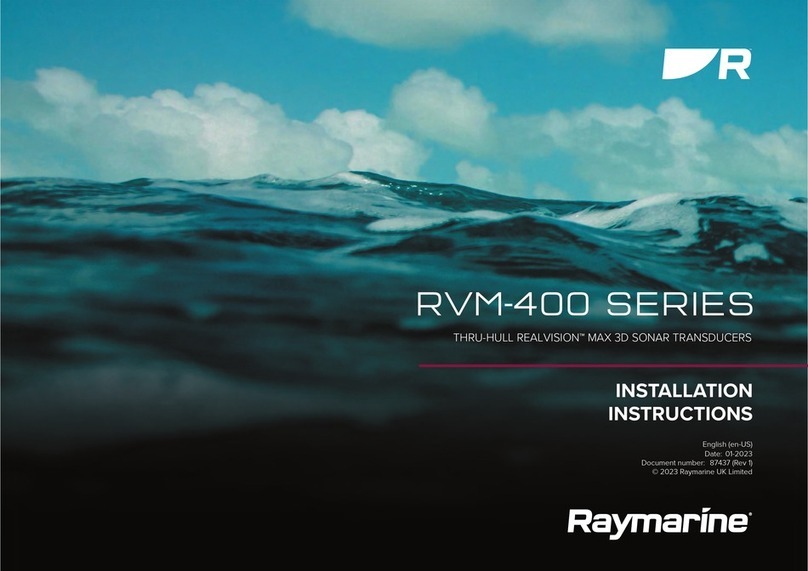 Raymarine RVM-400 Series installation instructions Raymarine RVM-400 Series installation instructions