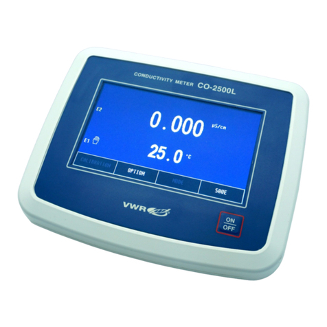 VWR avantor CO-2500L Short instruction manual