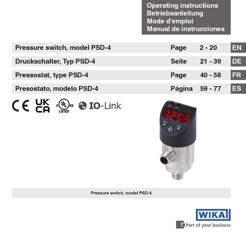WIKA PSD-4 operating instructions