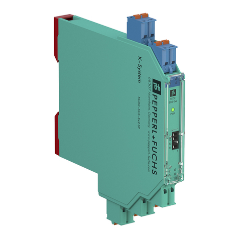 Pepperl+Fuchs SIL KCD2-SCS-2 User manual