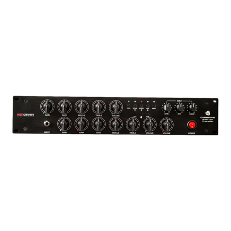 RedSeven Amplification D100PRE User manual