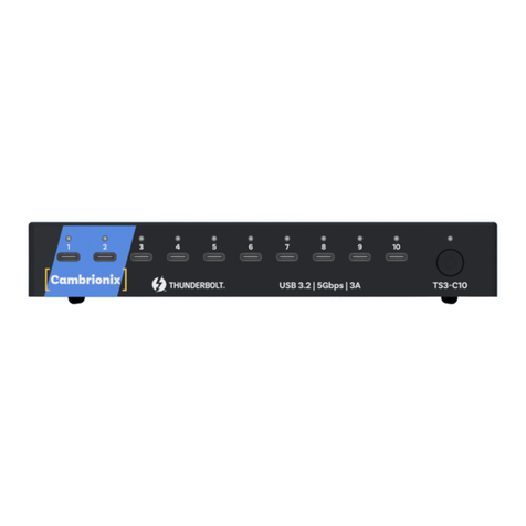 CAMBRIONIX ThunderSync3-C10 User manual