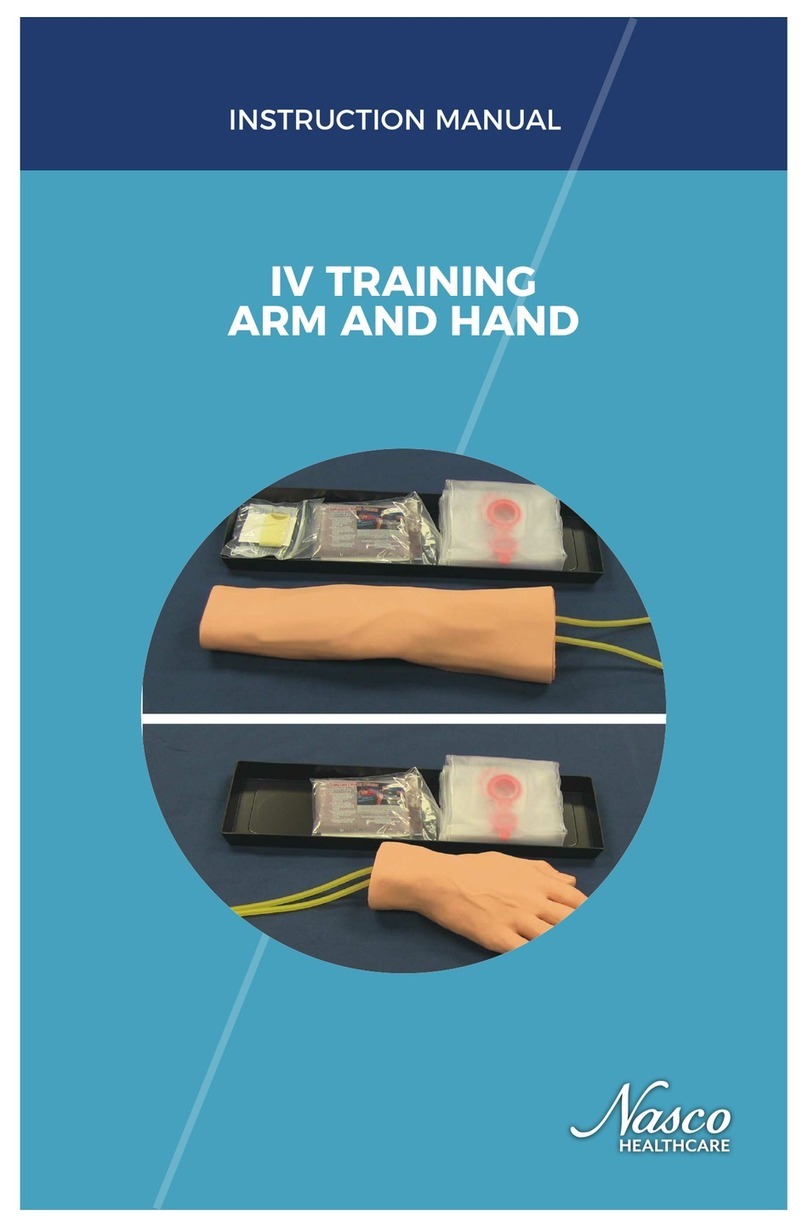 Nasco Healthcare IV TRAINING ARM AND HAND instruction manual