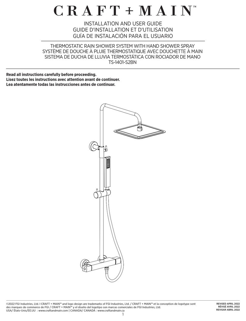 Craft+Main TS-1401-S2BN User manual