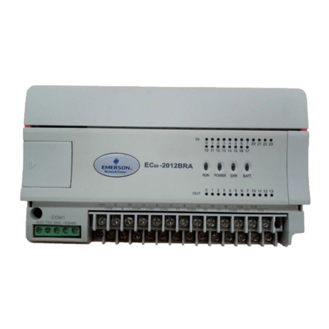 Emerson EC20 Series User manual Emerson EC20 Series User manual