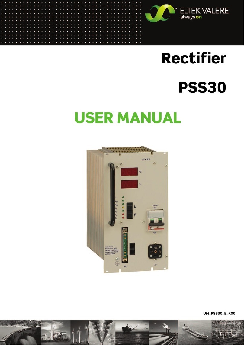 Eltek Valere PSS30 user manual Eltek Valere PSS30 user manual