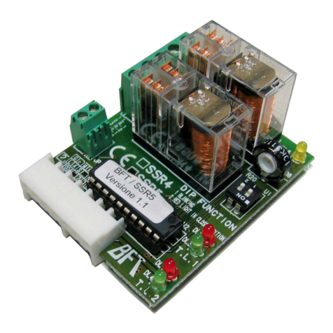 BFT SSR4 Installation and user manual