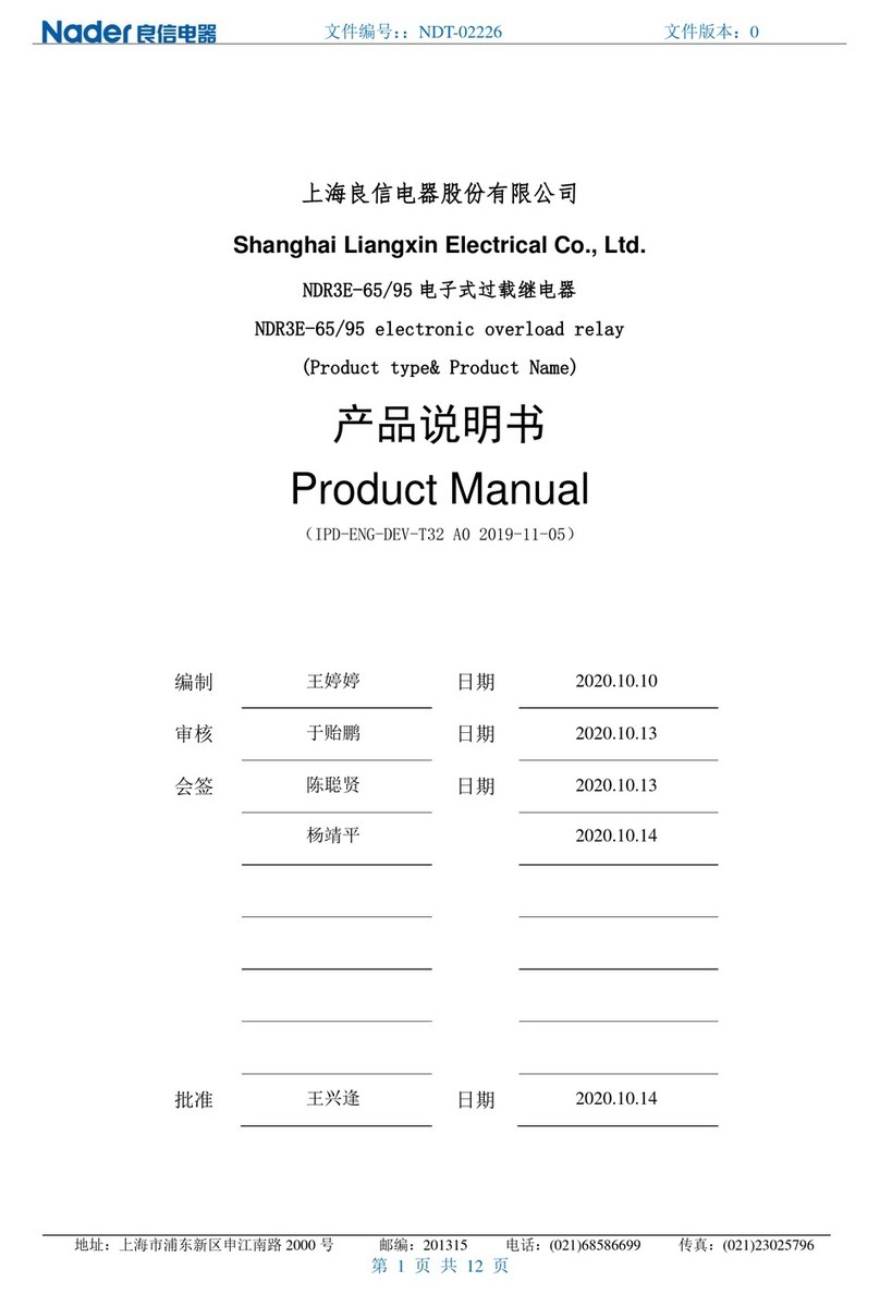 nader NDR3E-65 product manual