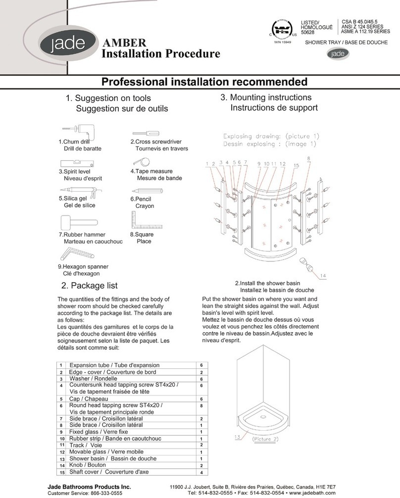 Jade AMBER INSTALLATION PROCEDURE Jade AMBER INSTALLATION PROCEDURE