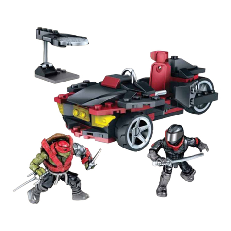 Mega Bloks Nickelodeon Teenage Mutant Ninja Turtles Out of the Shadows Raph Street... manual