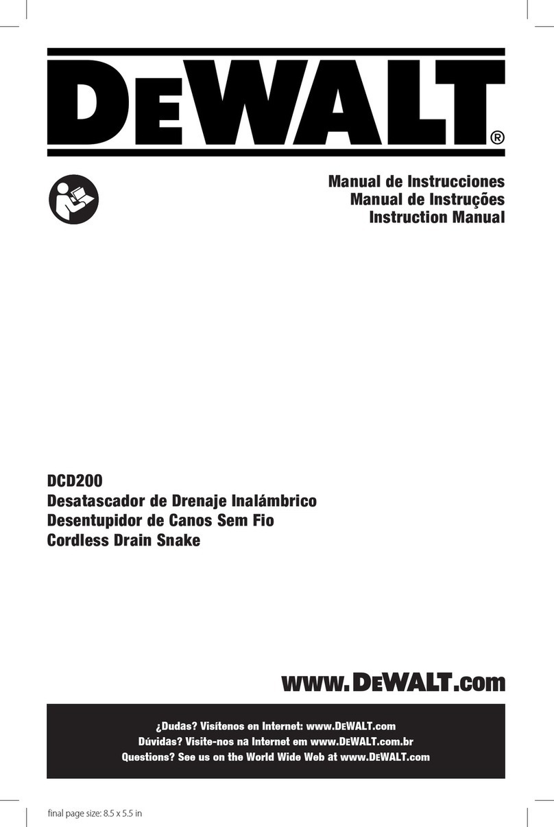 DeWalt XR Li-Ion DCD200 instruction manual