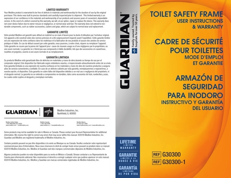 Medline Guardian G30300 Installation guide