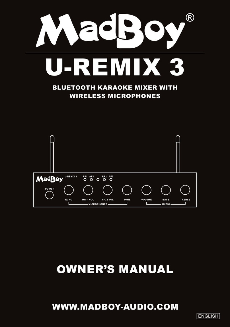 MadBoy U-REMIX 3 User manual