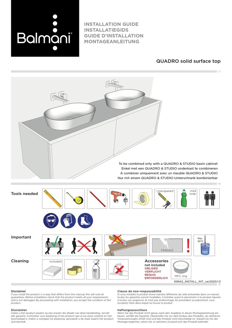Balmani Quadro installation guide