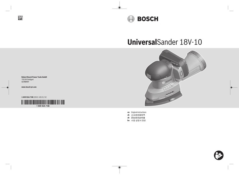 Bosch UniversalSander 18V-10 User manual