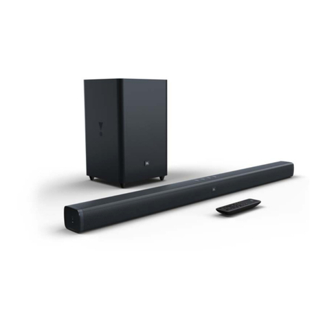 Harman JBL BAR 2.1 User manual