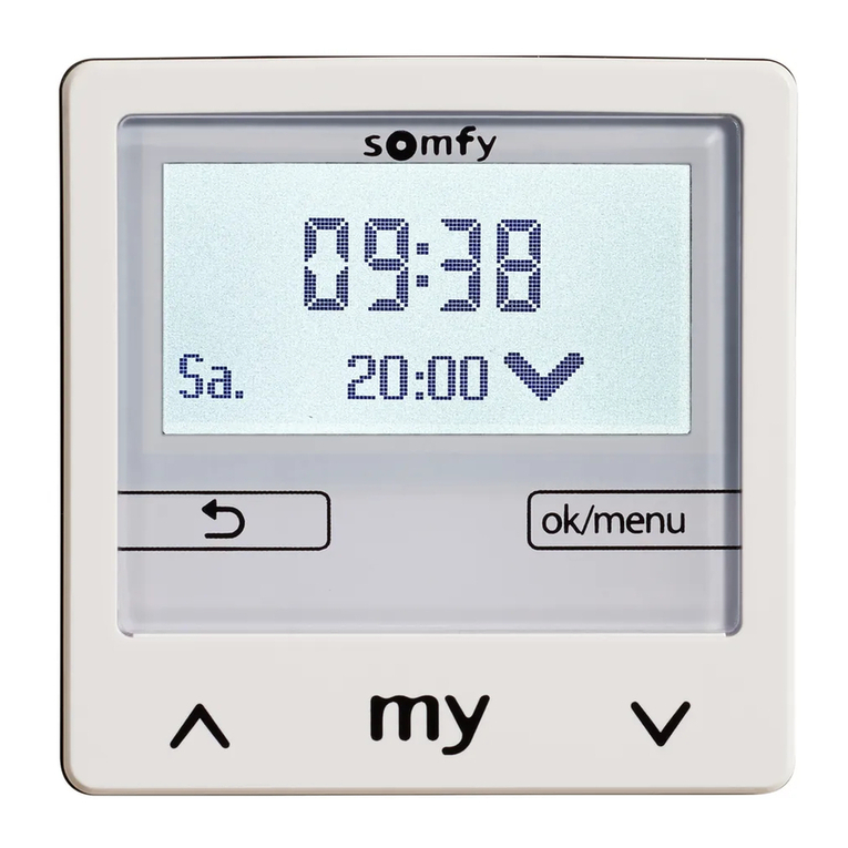 SOMFY CHRONIS SMOOVE UNO S installation guide
