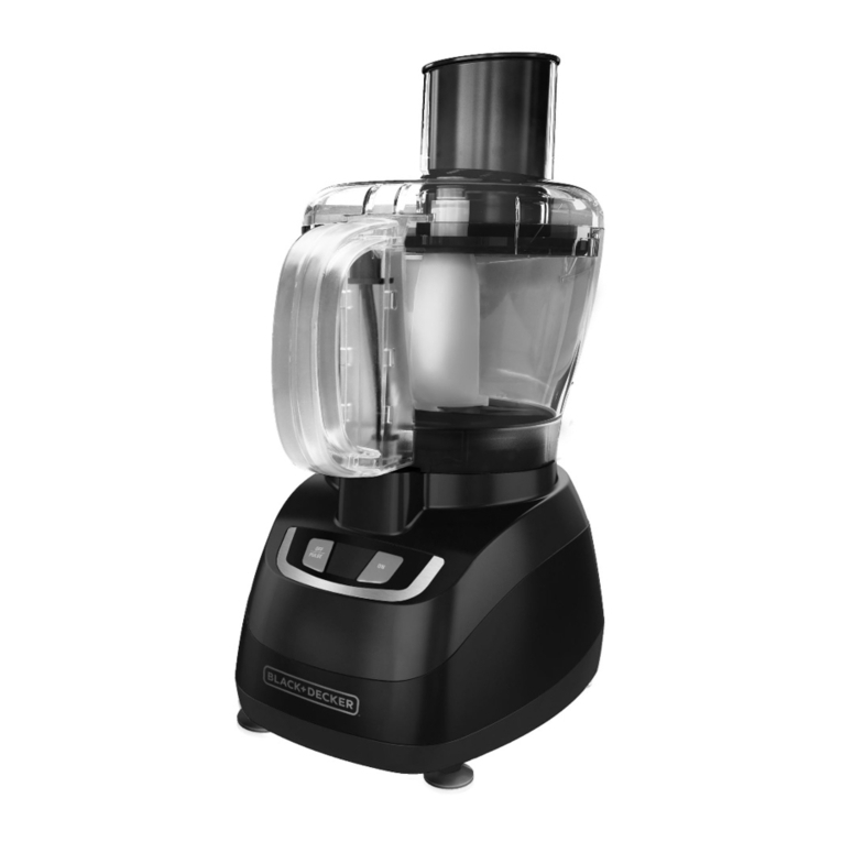 Black & Decker FP1600 User manual