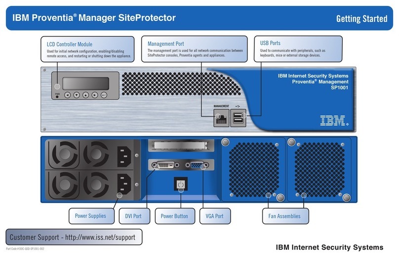 IBM Proventia Management SiteProtector SP1001 Getting started IBM Proventia Management SiteProtector SP1001 Getting started