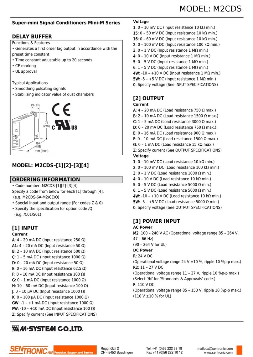 M-system Mini-M Series manual