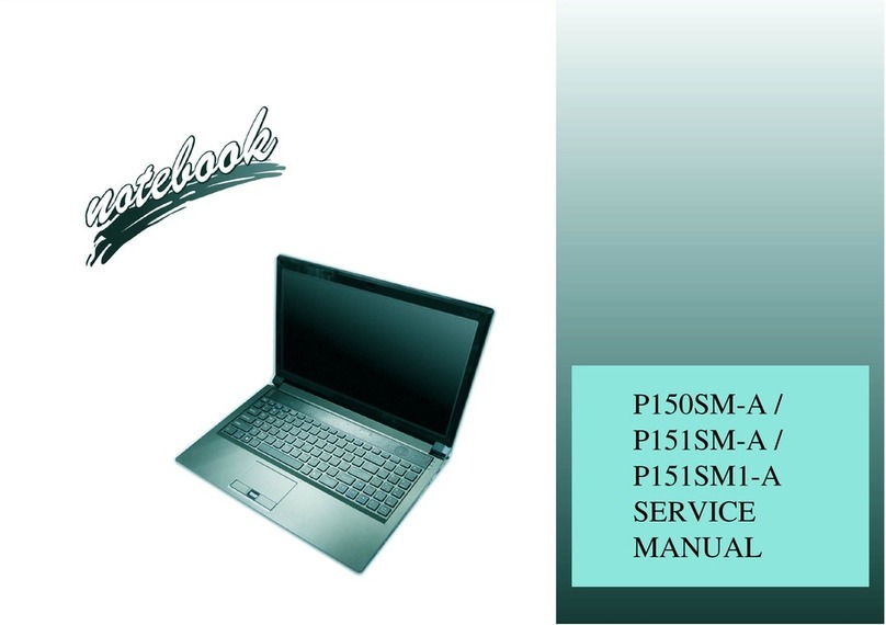 Clevo P150SM-A User manual