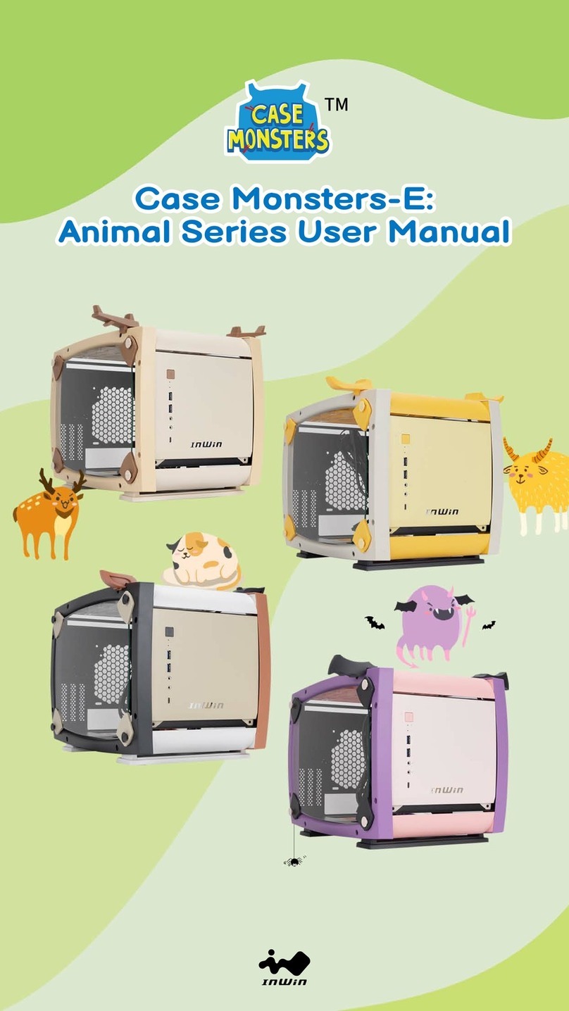 InWin Case Monsters-E Animal Series user manual