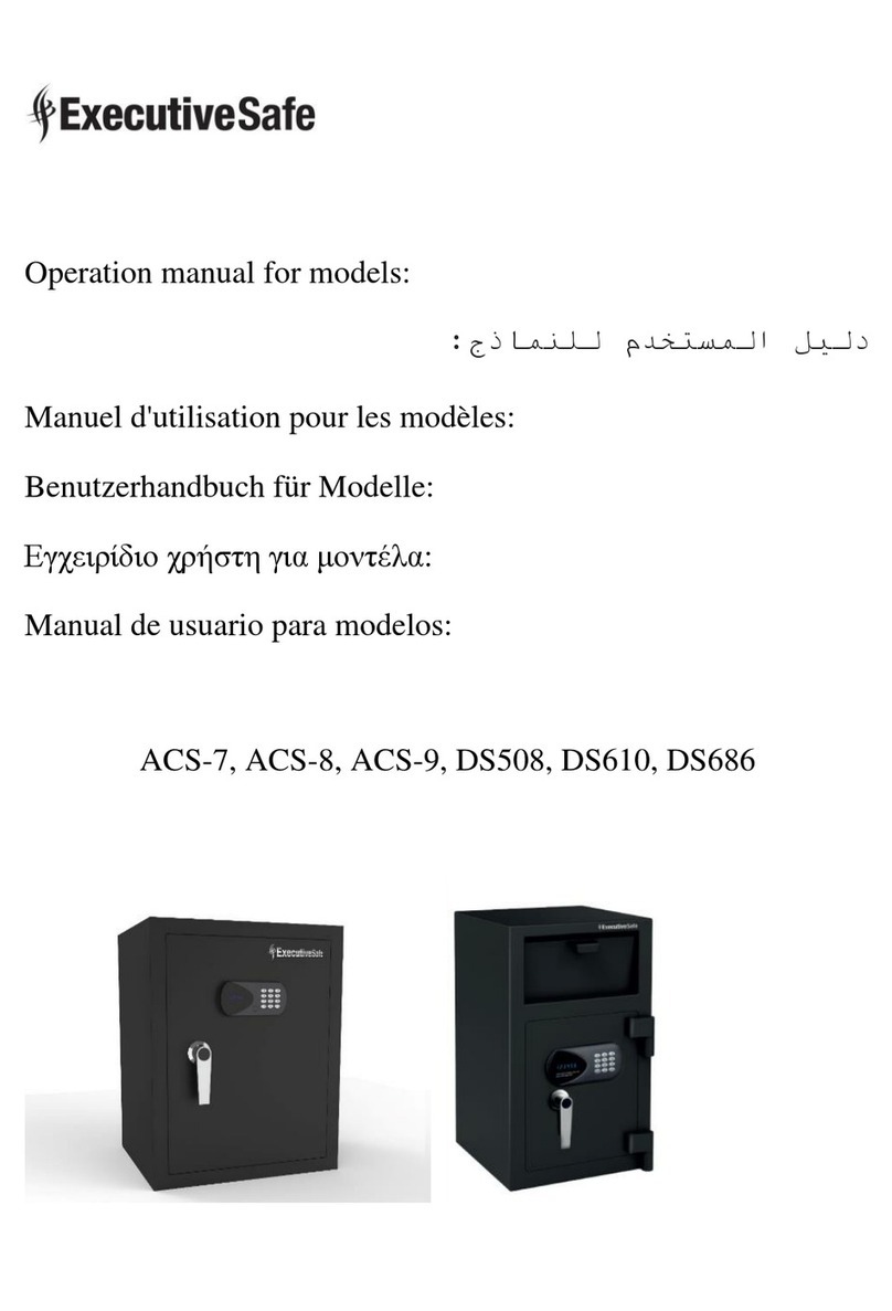 ExecutiveSafe ACS-7 Operation manual