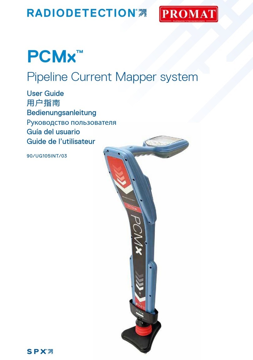 Radiodetection PCMx User manual