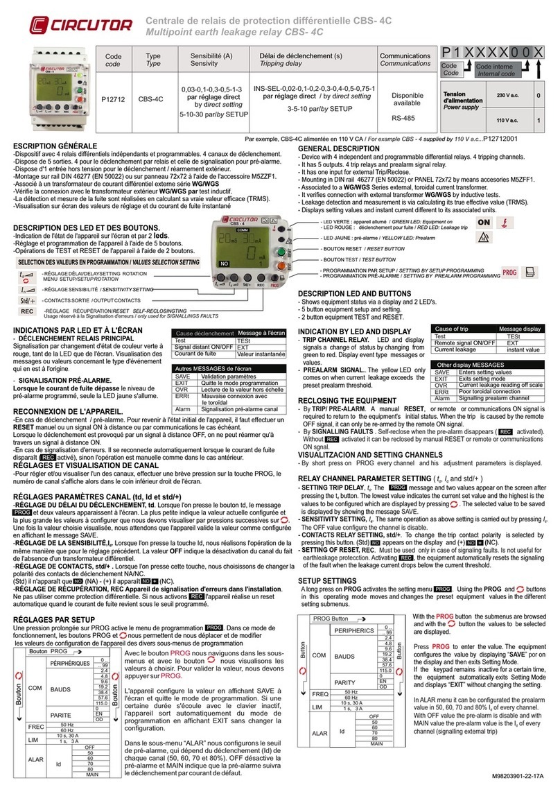Circutor CBS-4C manual Circutor CBS-4C manual