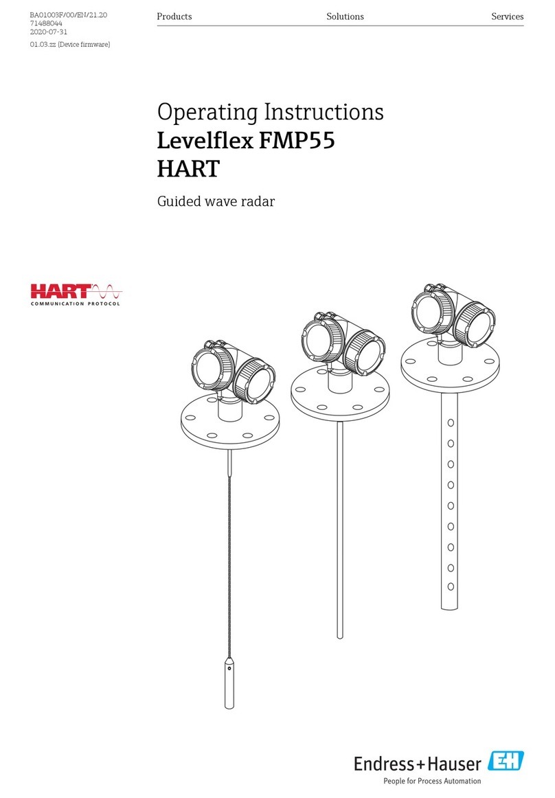 Endress+Hauser Levelflex FMP55 operating instructions Endress+Hauser Levelflex FMP55 operating instructions