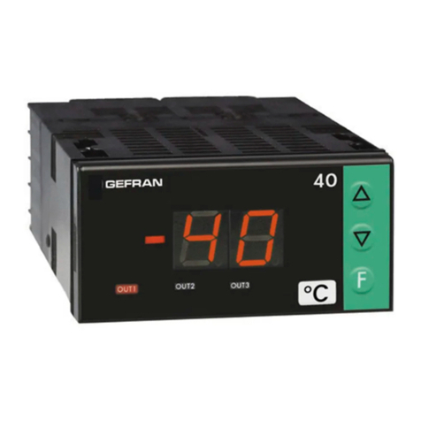 gefran 40T 72 User manual