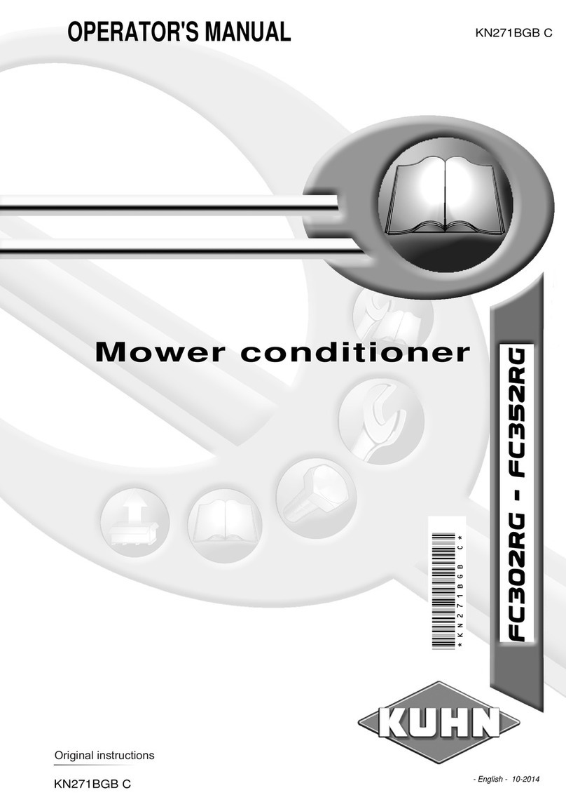 KUHN FC302RG User manual