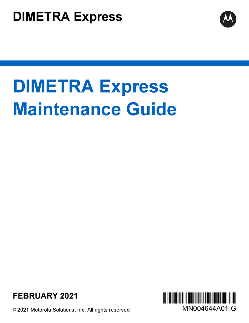 Motorola solutions DIMETRA Express Maintenance Guide
