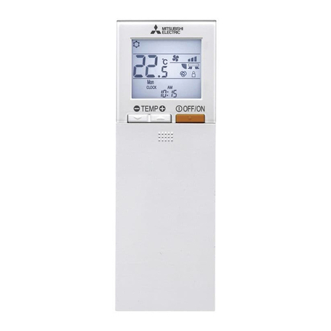 Mitsubishi Electric PAR-SL101A-E Series Installation and operating instructions