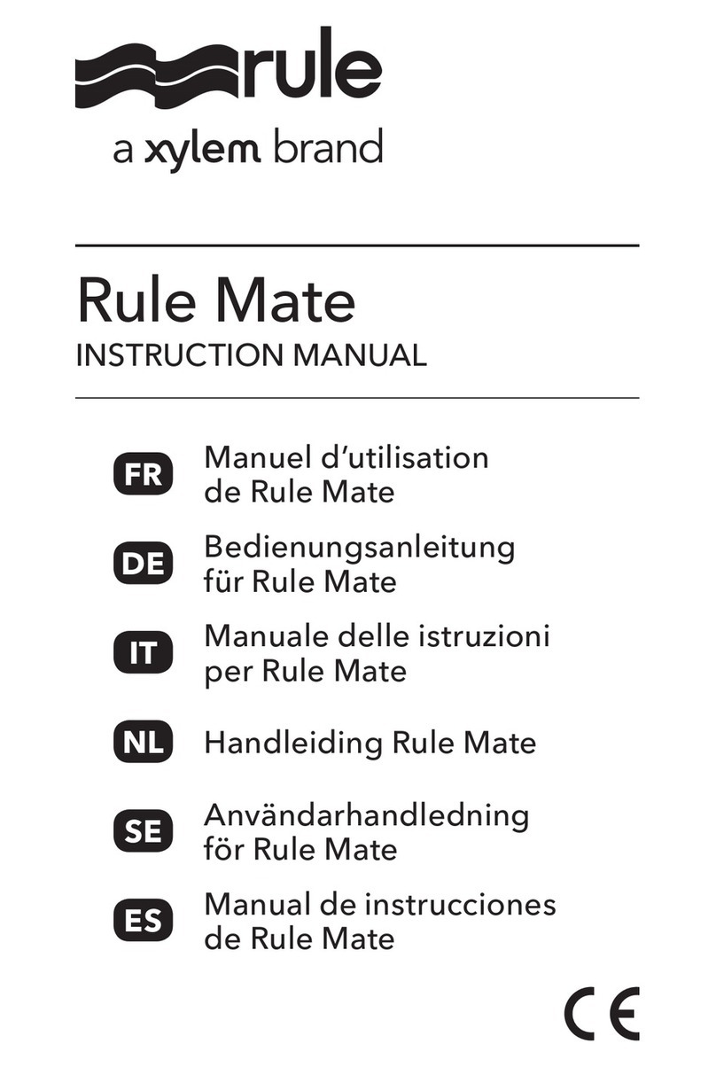 Xylem Rule Mate User manual