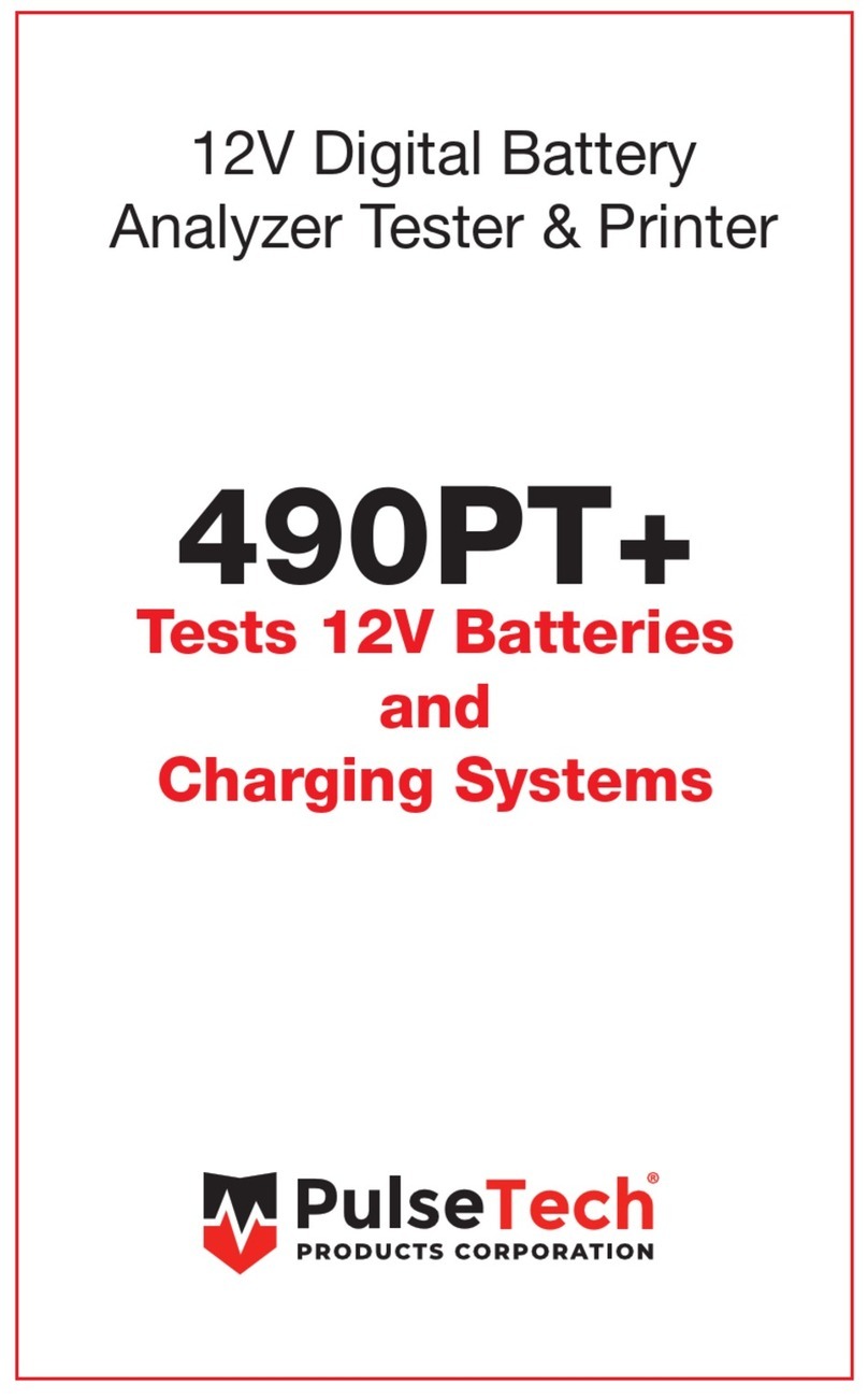 PulseTech 490PT+ quick start guide PulseTech 490PT+ quick start guide