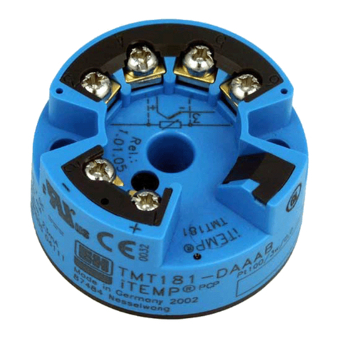 Endress+Hauser iTEMP PCP TMT181 User manual