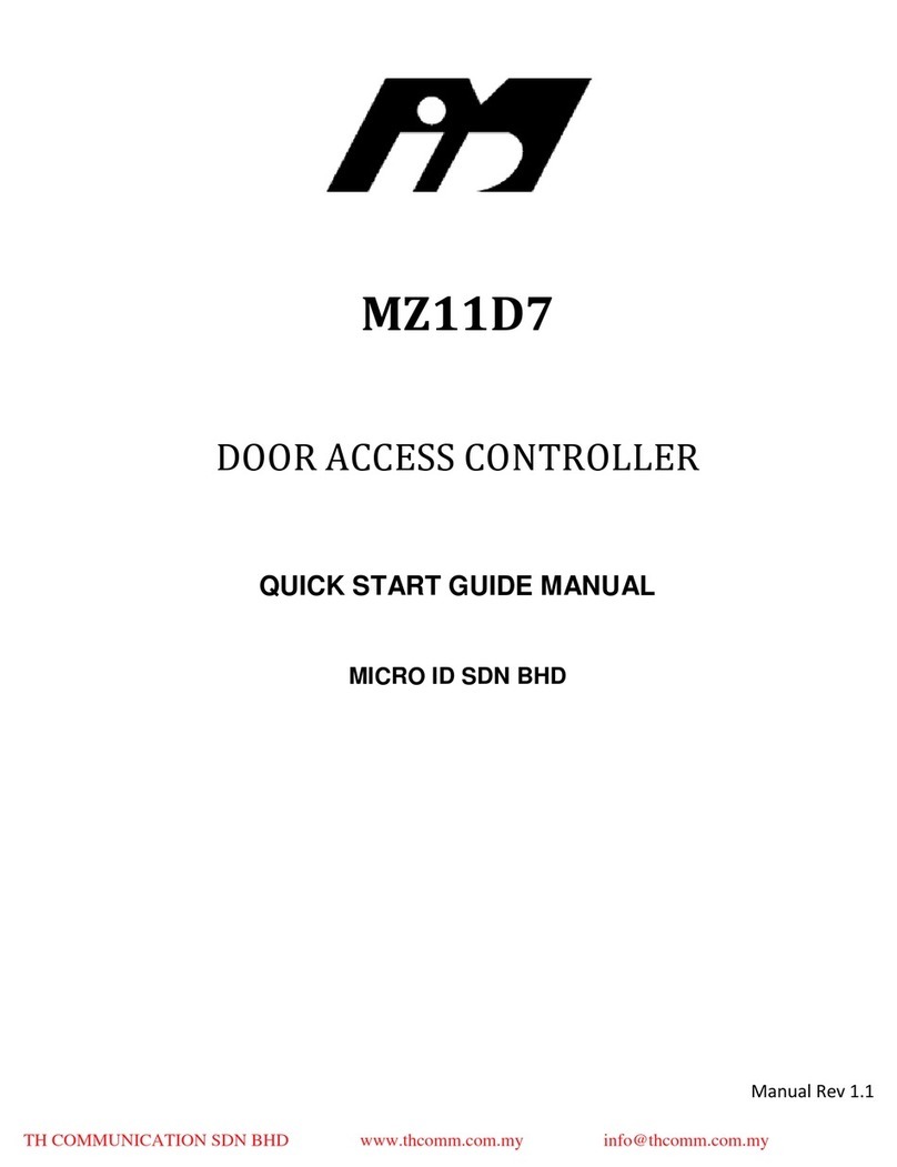 TH COMMUNICATIONS MZ11D7 quick start guide