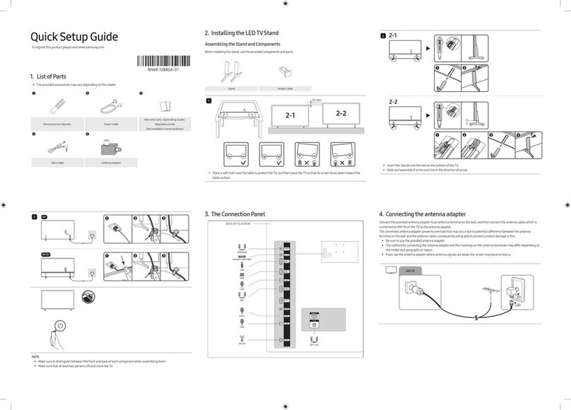 Samsung HG43Q60AAAJ Quick setup guide