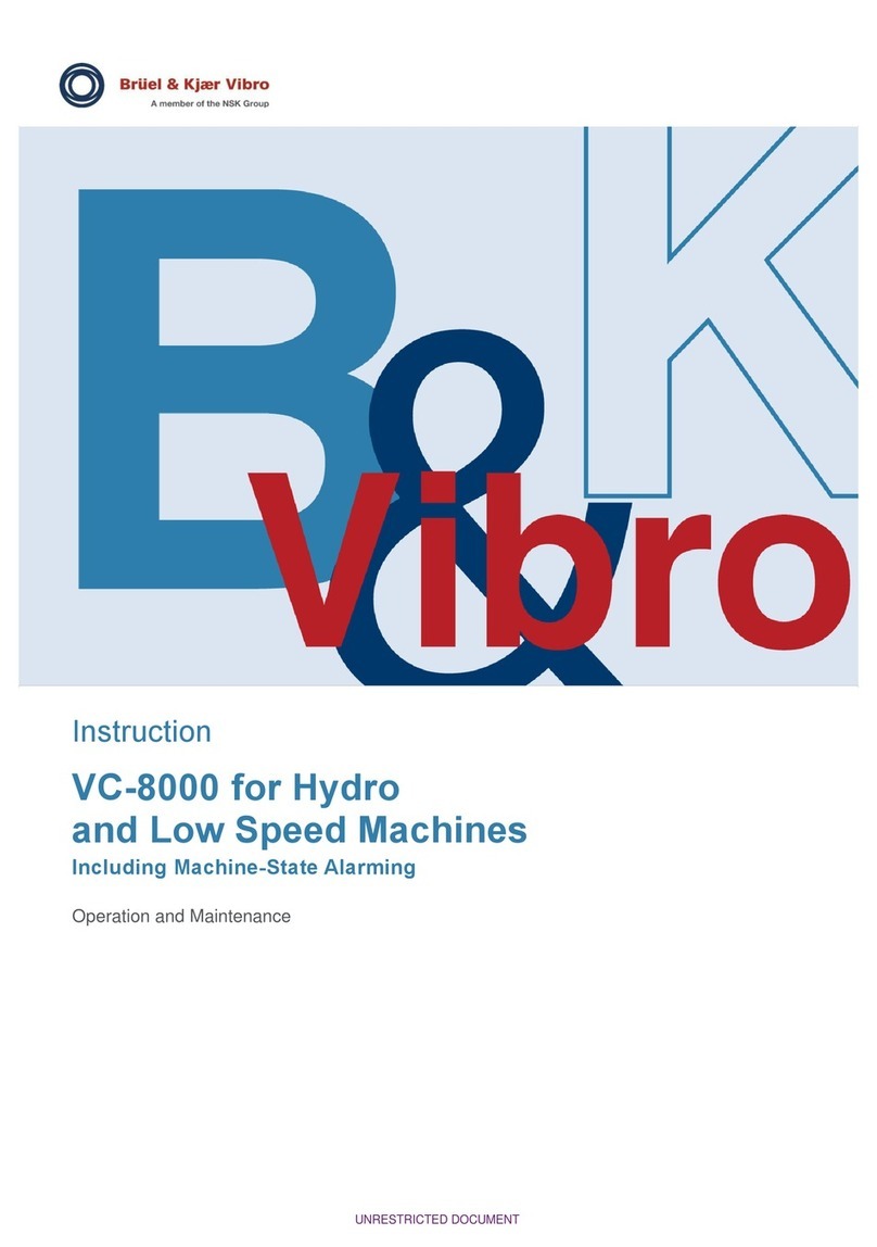 NSK Bruel & Kjaer Vibro VC-8000 Operation and maintenance