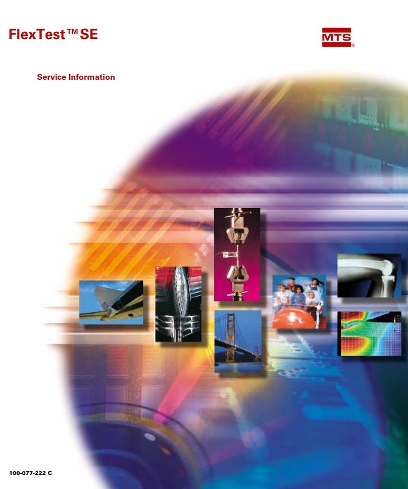 MTS Systems FlexTest SE Service information