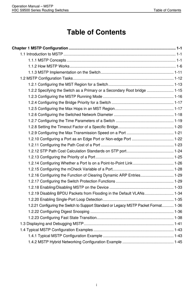 H3C S9500 Series Operation manual