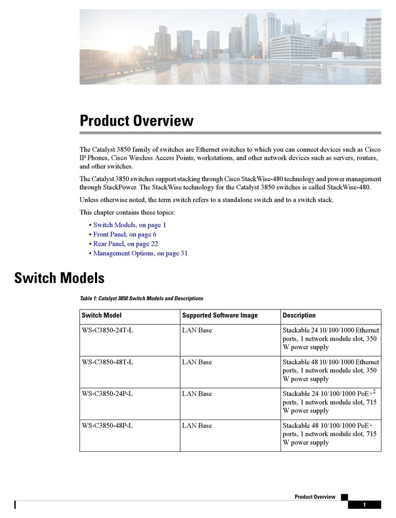 CIS Catalyst 3850 Series manual
