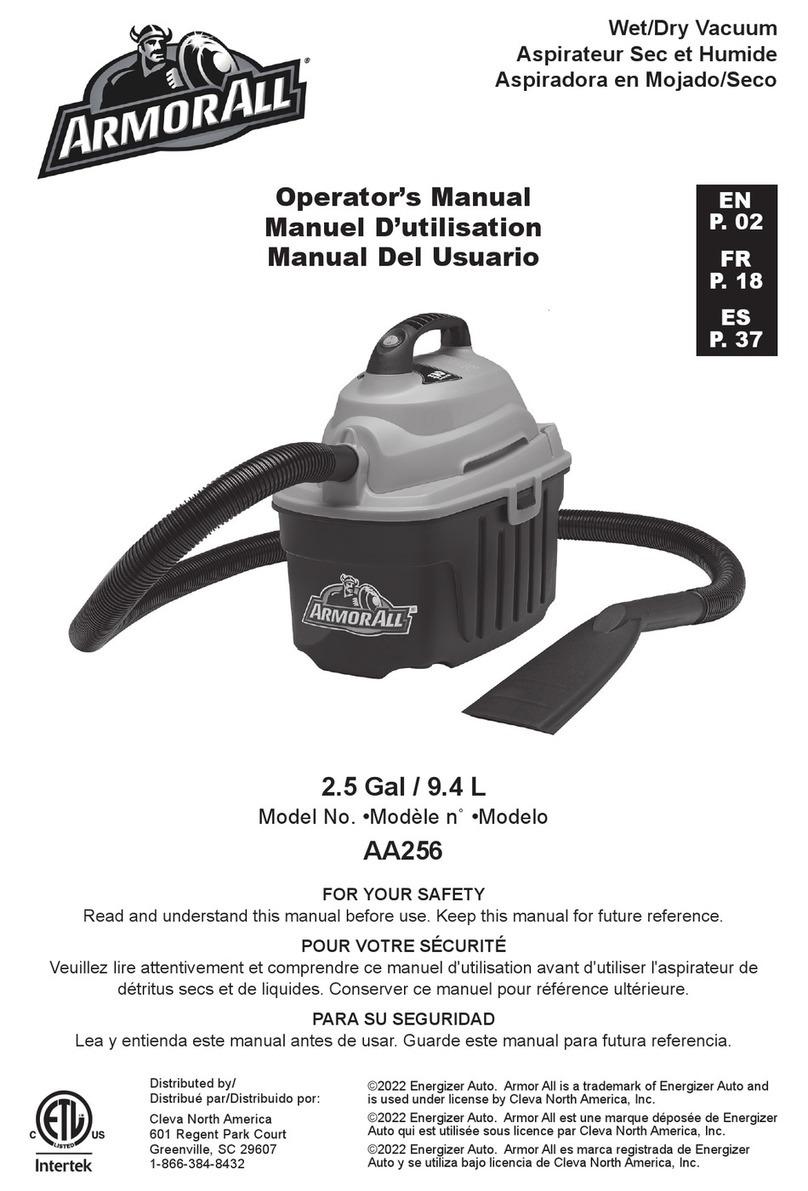 ArmorAll AA256 User manual ArmorAll AA256 User manual