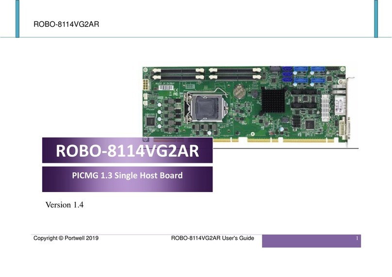 Portwell ROBO-8114VG2AR User manual